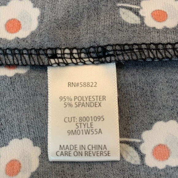 🍑Max Studio fit & flare sleeveless black print dress extra small XS - Picture 8 of 8